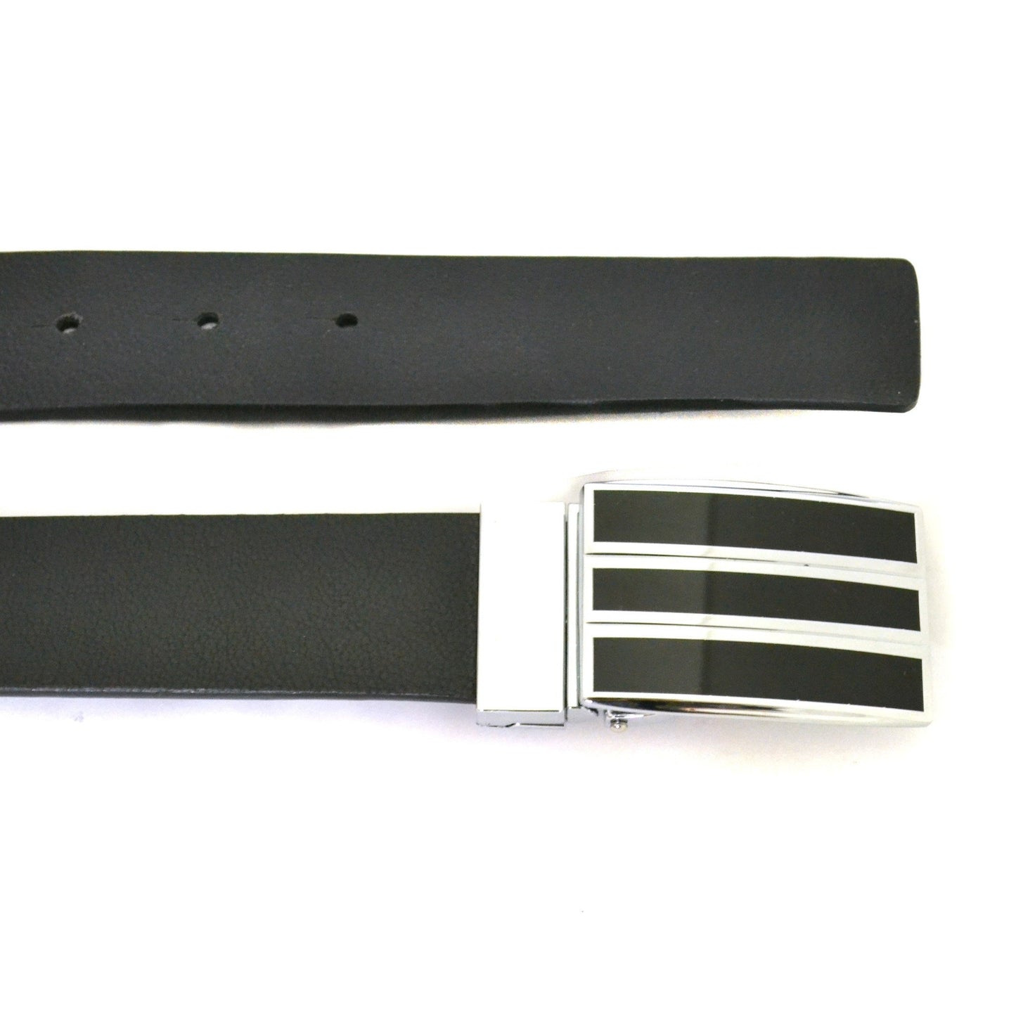MADDOX - Mens Black and Brown Leather Belt - BeltNBags