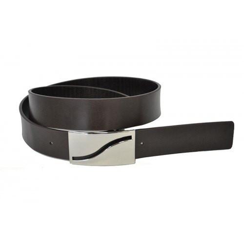 OAKLEY - Mens Brown Square End Leather Belt - BeltNBags