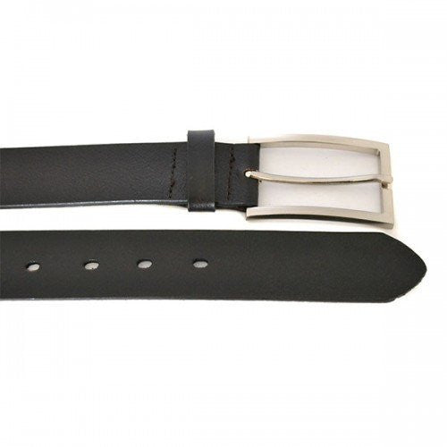 MICHAEL - Mens Dark Brown Genuine Leather Belt - Belt N Bags