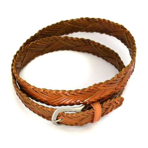 NELSON - Mens Tan Genuine Leather Belt - BeltNBags