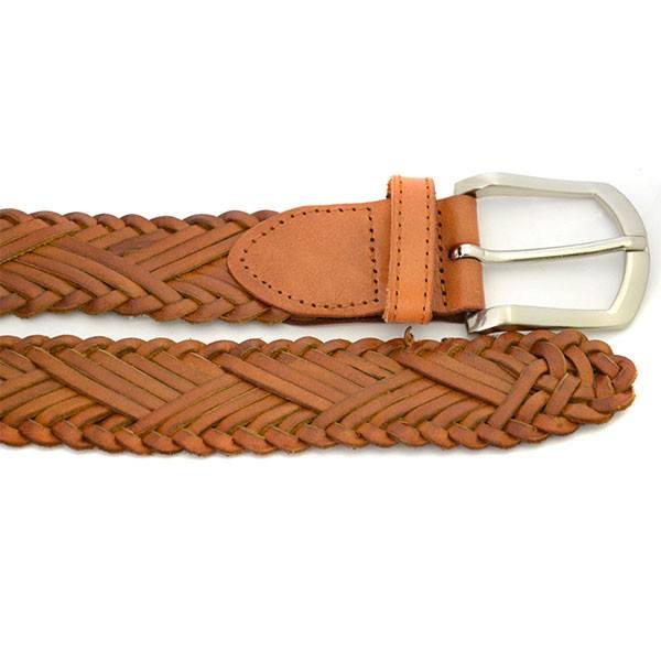 NELSON - Mens Tan Genuine Leather Belt - BeltNBags