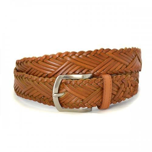 NELSON - Mens Tan Genuine Leather Belt - BeltNBags