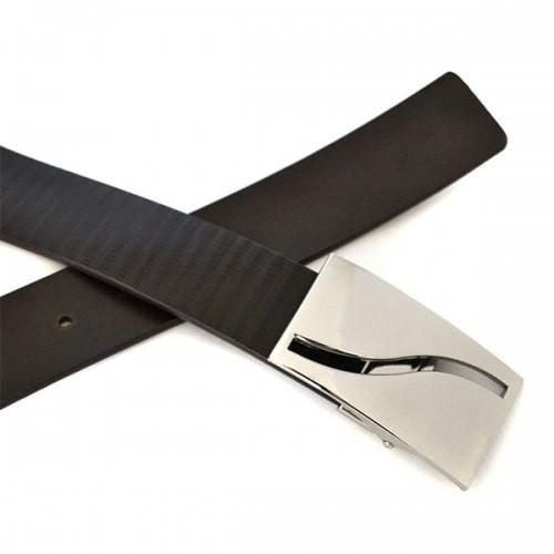 OAKLEY - Mens Brown Square End Leather Belt - BeltNBags