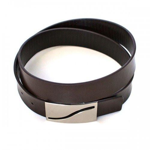 OAKLEY - Mens Brown Square End Leather Belt - BeltNBags