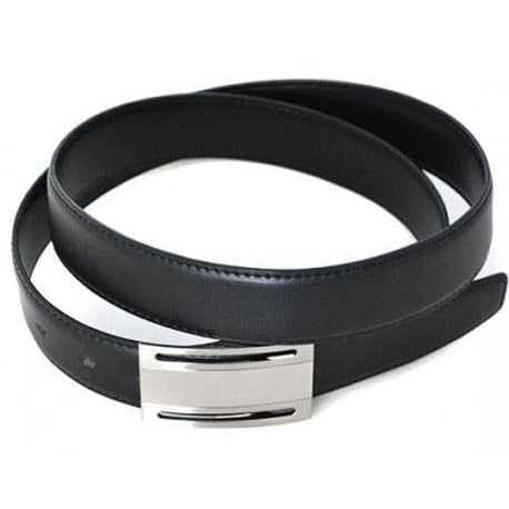 OLIVER - Mens Black Leather Dress Belt - Belt N Bags
