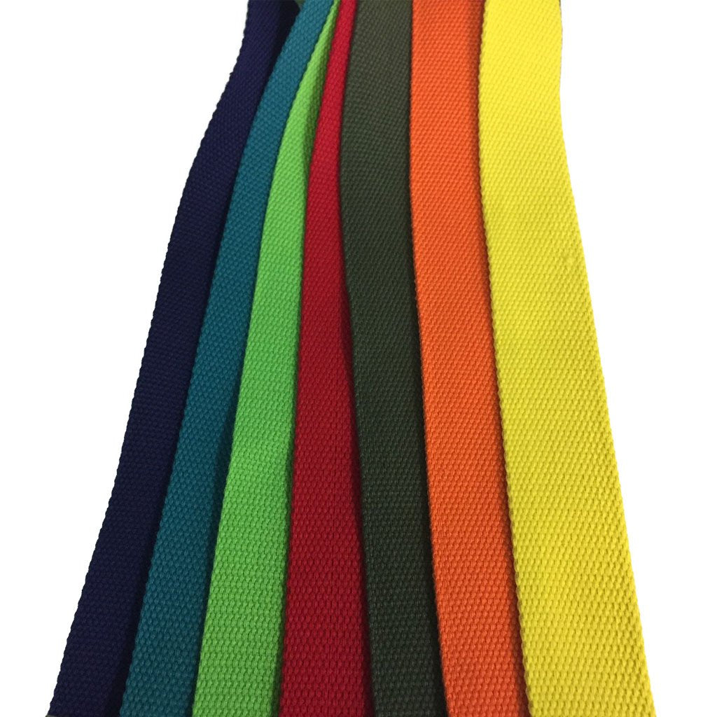 DEXTER - Cotton Nylon Webbing Belt with Silver Buckle - Belt N Bags