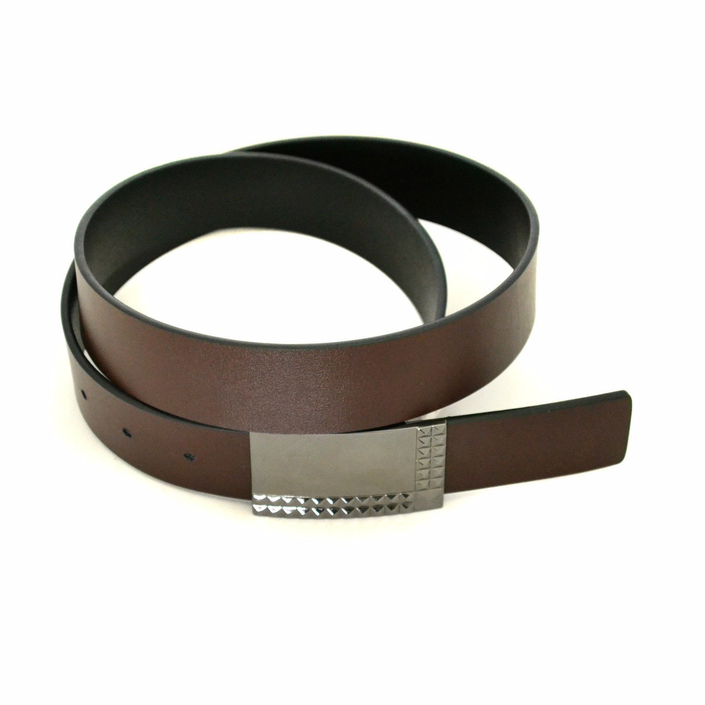 RAINER - Mens Black & Brown Leather Belt - BeltNBags