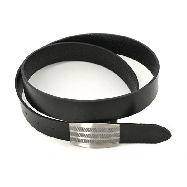 SAEGER - Mens Black Leather Reversible Belt - BeltNBags