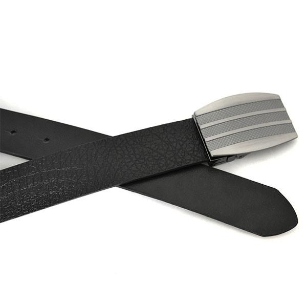 SAEGER - Mens Black Leather Reversible Belt - BeltNBags