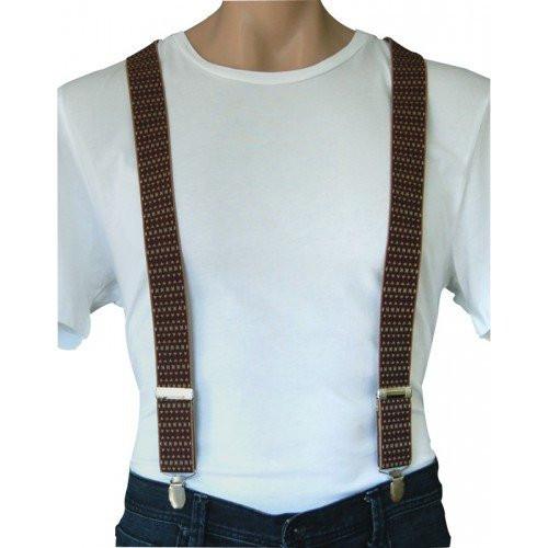 SEAN - Mens Brown & Beige Fashion Braces - BeltNBags