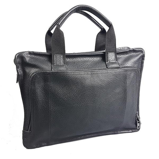 SIMON - Mens Leather Laptop Satchel Bag - BeltNBags