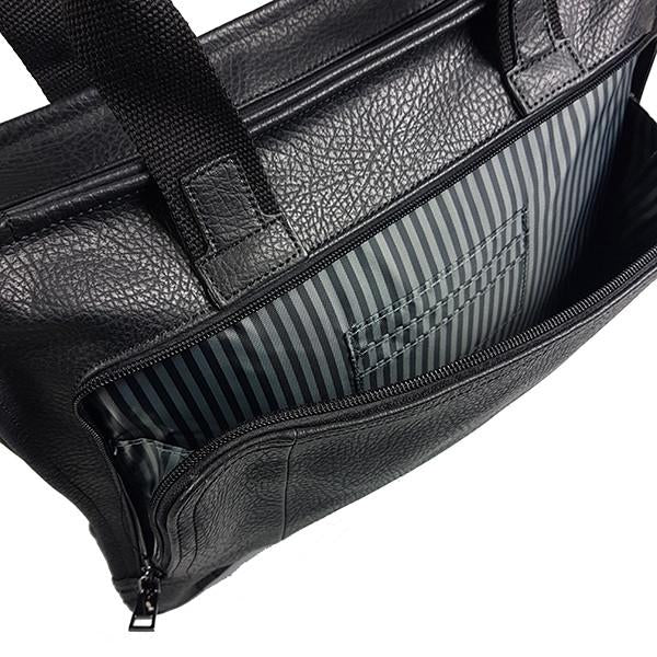 SIMON - Mens Leather Business Laptop Satchel Shoulder Bag - BeltNBags