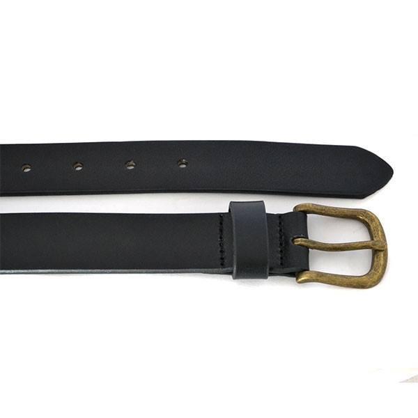 TOBEN - Mens Black Leather Dress Belt - BeltNBags