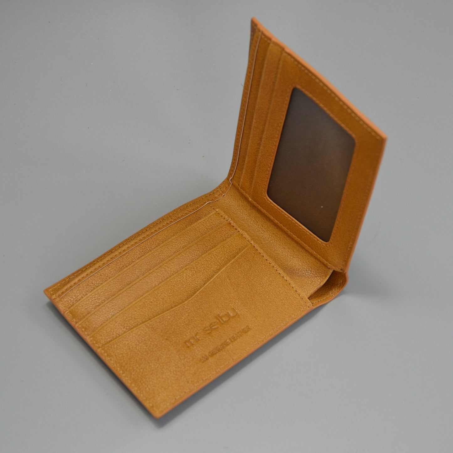 Tiger - Mens Tan Genuine Leather Wallet with Bottle Opener in Gift Box - BeltNBags