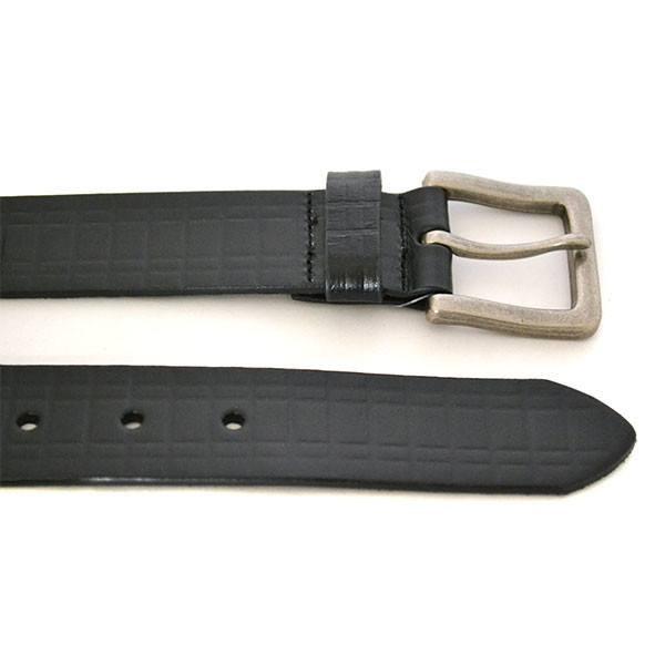 VALIANT - Mens Black Leather Belt - BeltNBags