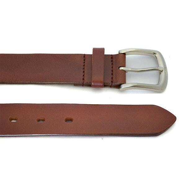 WARD - Mens Brown Tan Leather Belt - BeltNBags