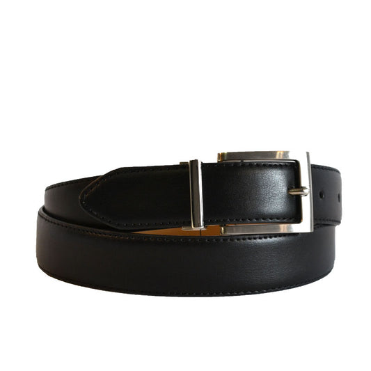 BOYD - Men's Black Genuine Leather Belt