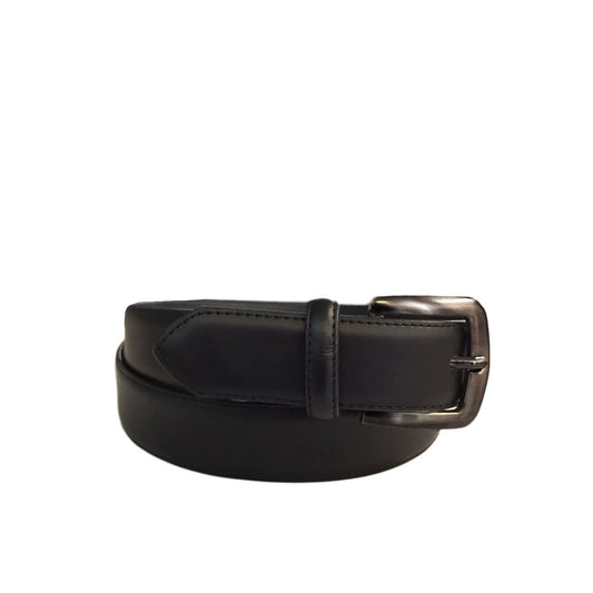 BLAISE - Black Genuine Leather Boys Belt - Belt N Bags