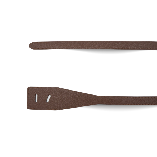 Marina - Brown Genuine Leather Knot Waist belt