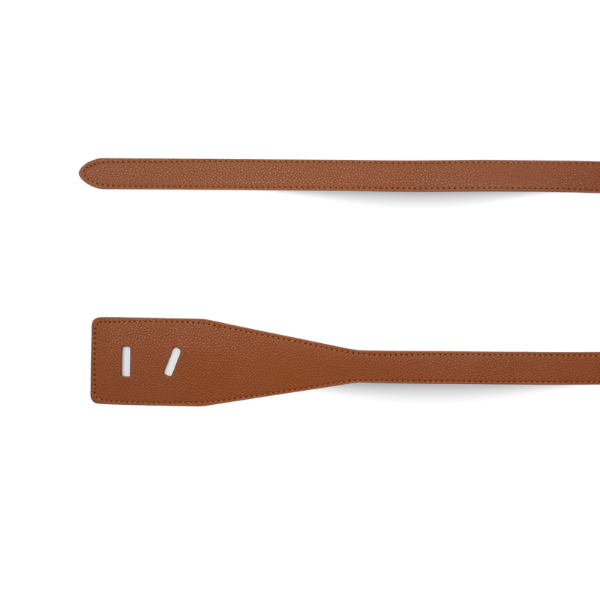 Marina - Tan Genuine Leather Knot Waist belt