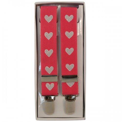 SHANNON - Girls Pink and White Braces - Belt N Bags