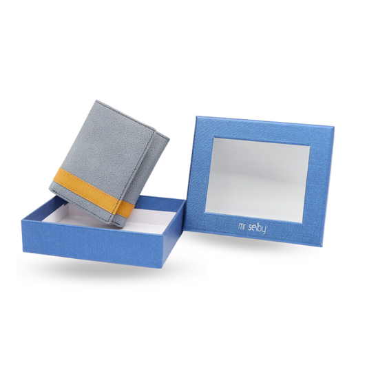 JUSTIN - Grey Genuine Leather Wallet