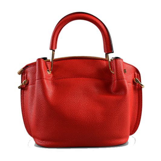 Lucy  Vegan Pebbled Leather Soft Handle Bag