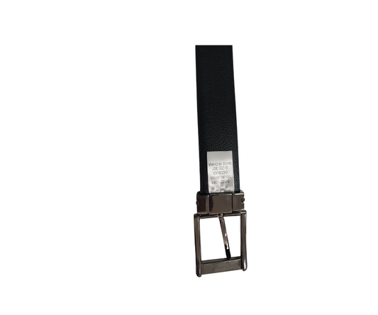 Terry Reversible Belt Black/Brown Genuine Leather