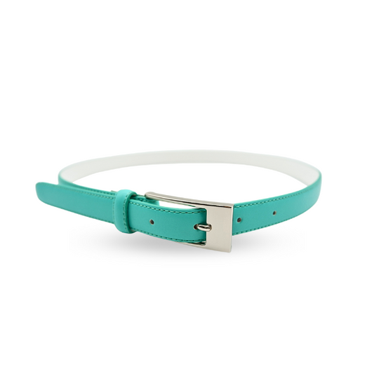 DEANEEN - Womens Mint Green Genuine Leather Belt