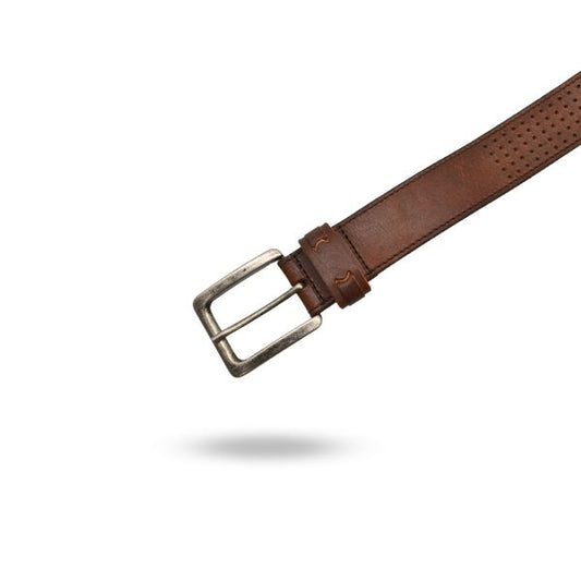 SIMON - Mens Brown Leather Belt