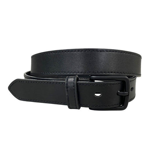 DANIEL - Men's Black Genuine Leather Belt