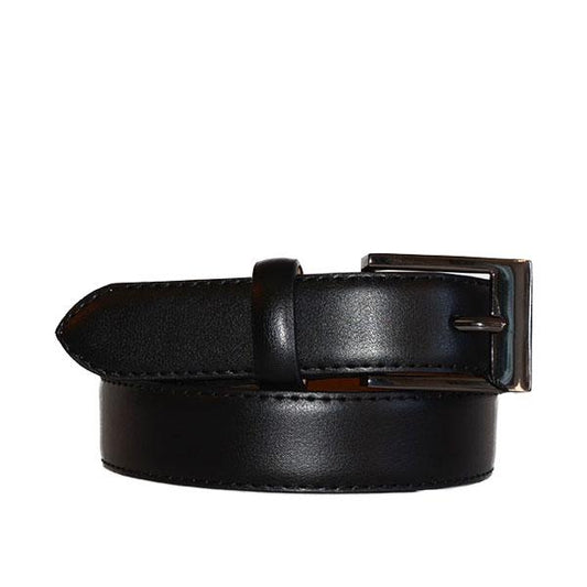 ALEX - Black Genuine Leather Boys Belt  - Belt N Bags