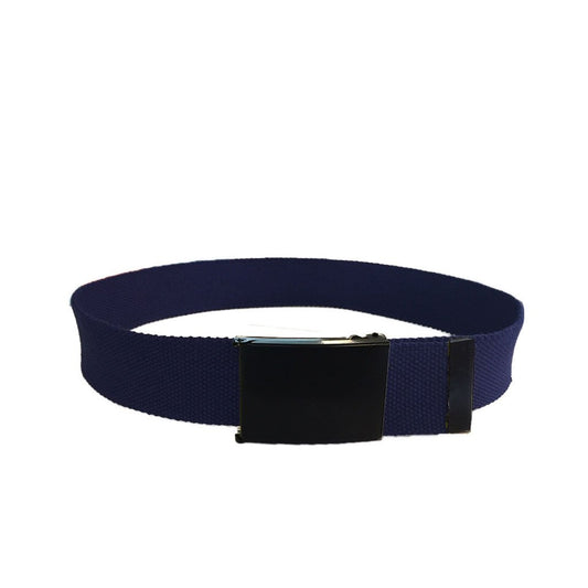 OTTO - Cotton Nylon Webbing Belt with Black Buckle