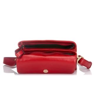 NAMBUCCA - Addison Road Embroidered Red Genuine Leather Crossbody Bag - BeltNBags