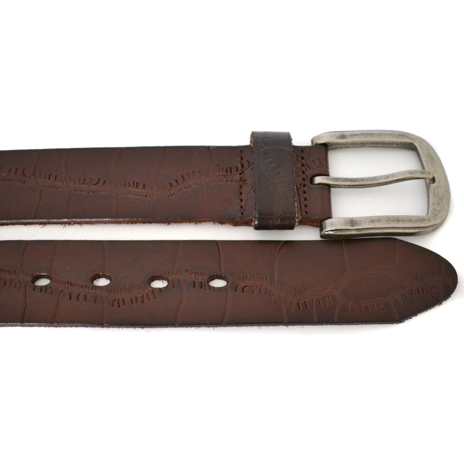 ANTON - Mens Brown Genuine Leather Belt  - Belt N Bags