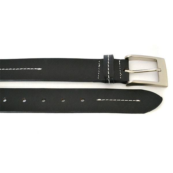 BRIAN - Mens Black Genuine Leather Belt  - Belt N Bags