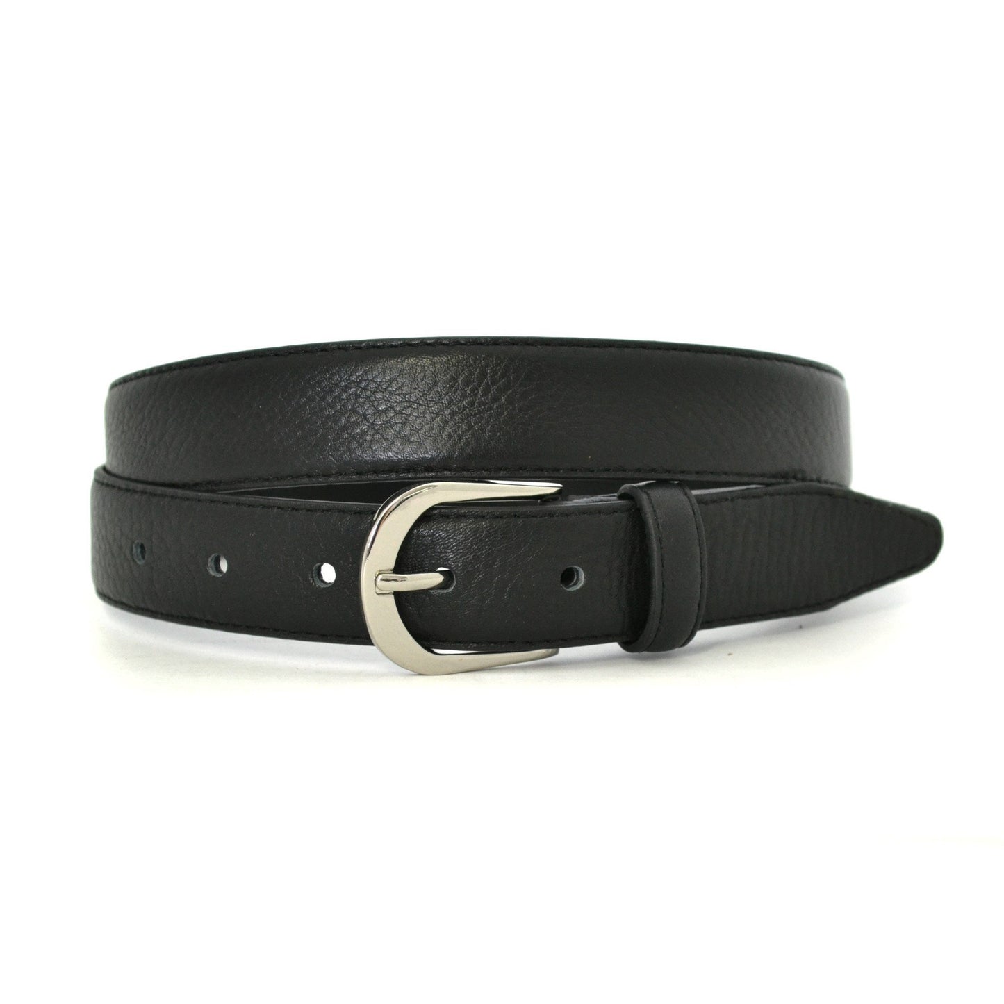 CARLOS - Mens Black Genuine Leather Belt – The Fitting Belt Company
