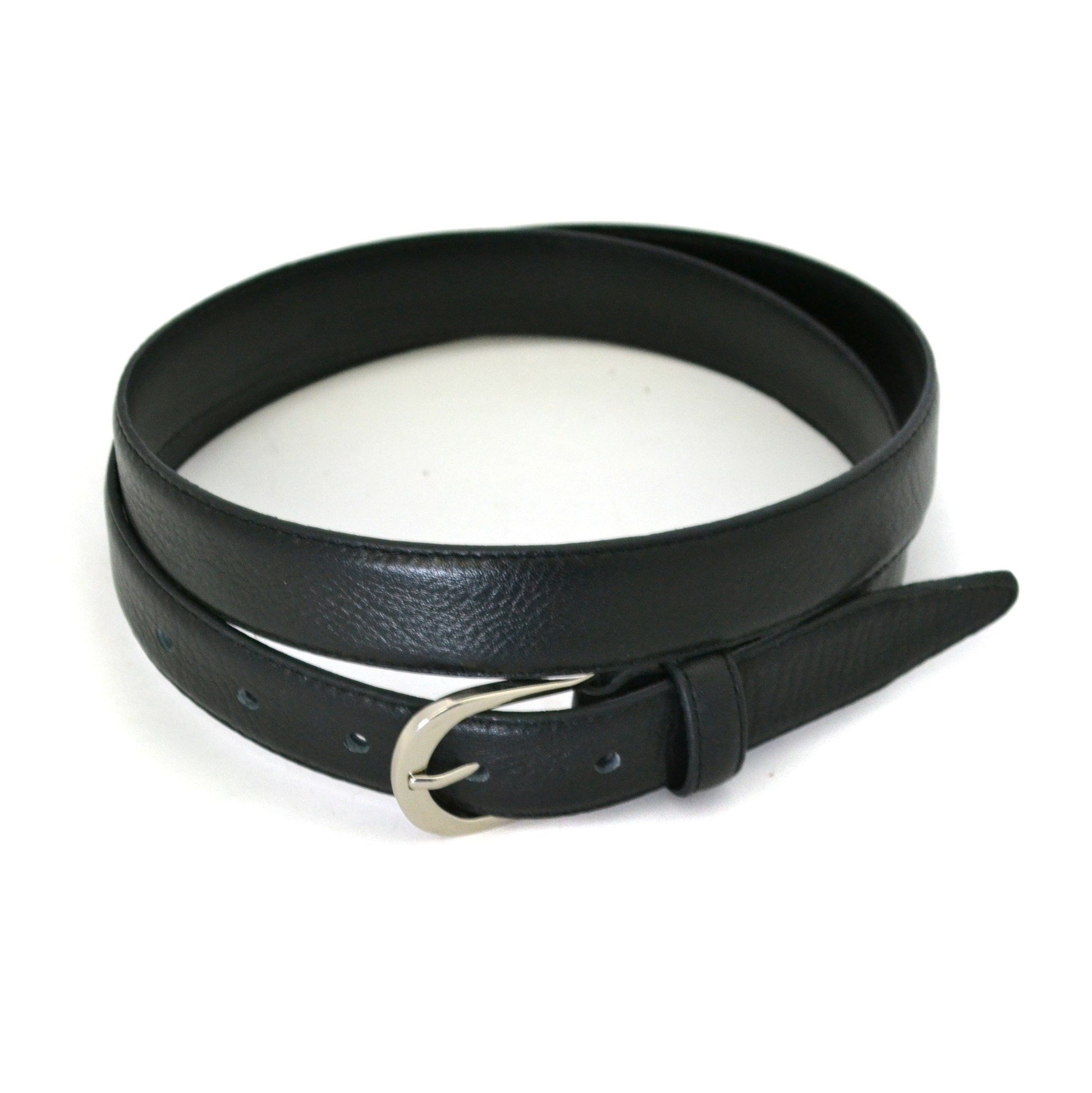 CARLOS - Mens Black Genuine Leather Belt – The Fitting Belt Company