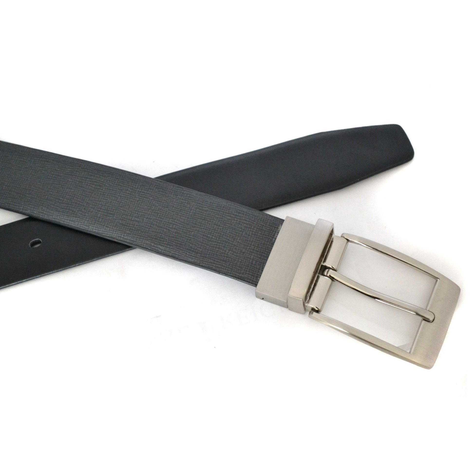 CLARKE - Mens Black Genuine Leather Belt – The Fitting Belt Company