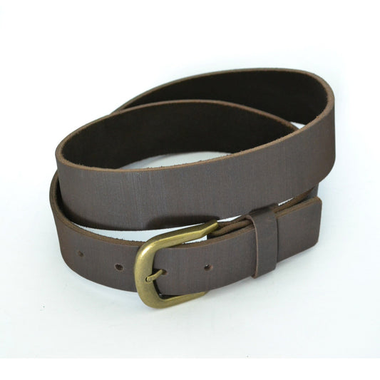 DION - Mens Brown Leather Belt  - Belt N Bags