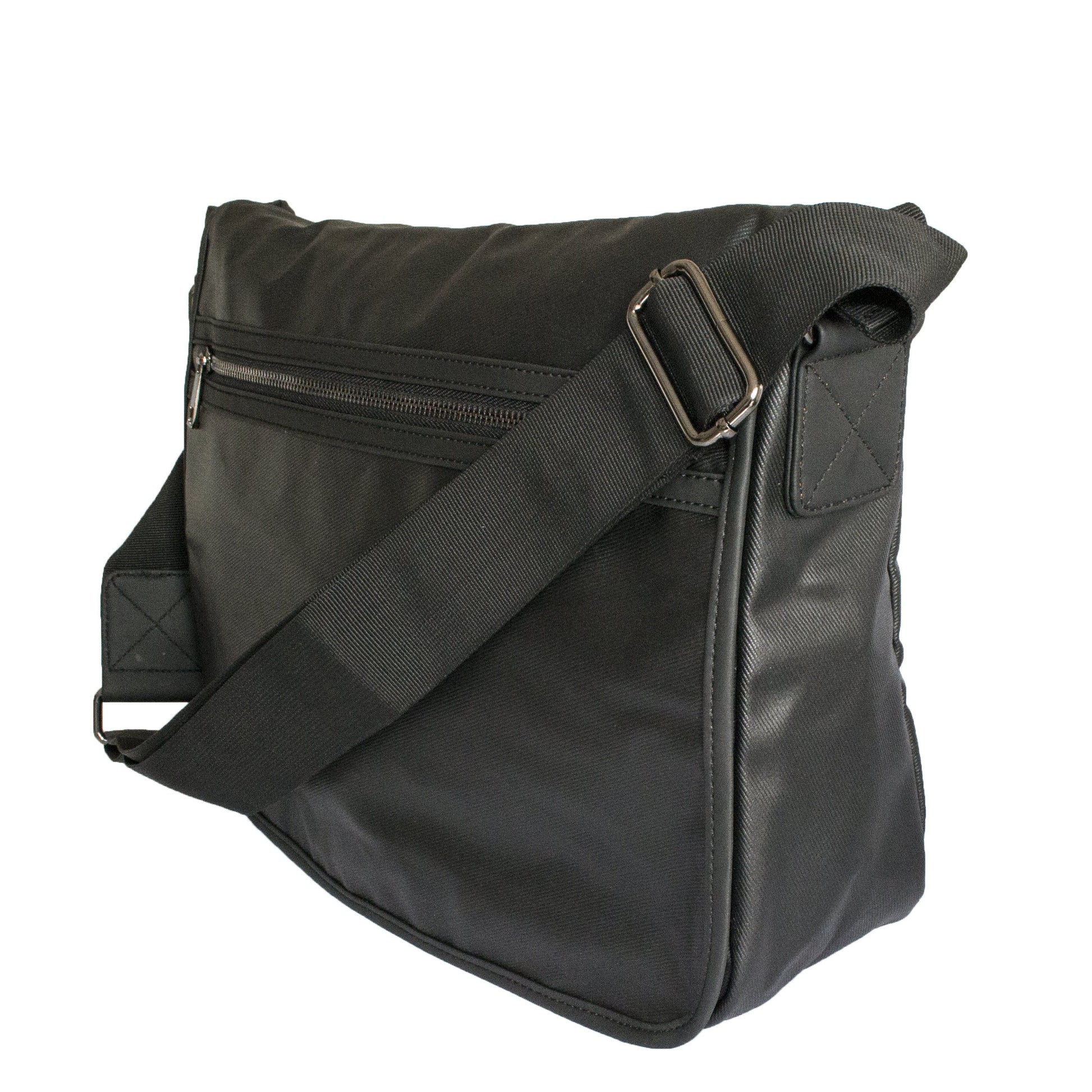Faux leather satchel discount mens