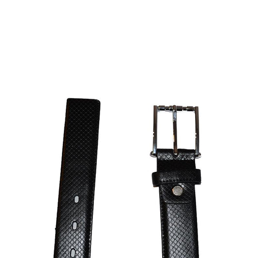 HARRIS - Mens Black Snake Texture Leather Belt  - Belt N Bags