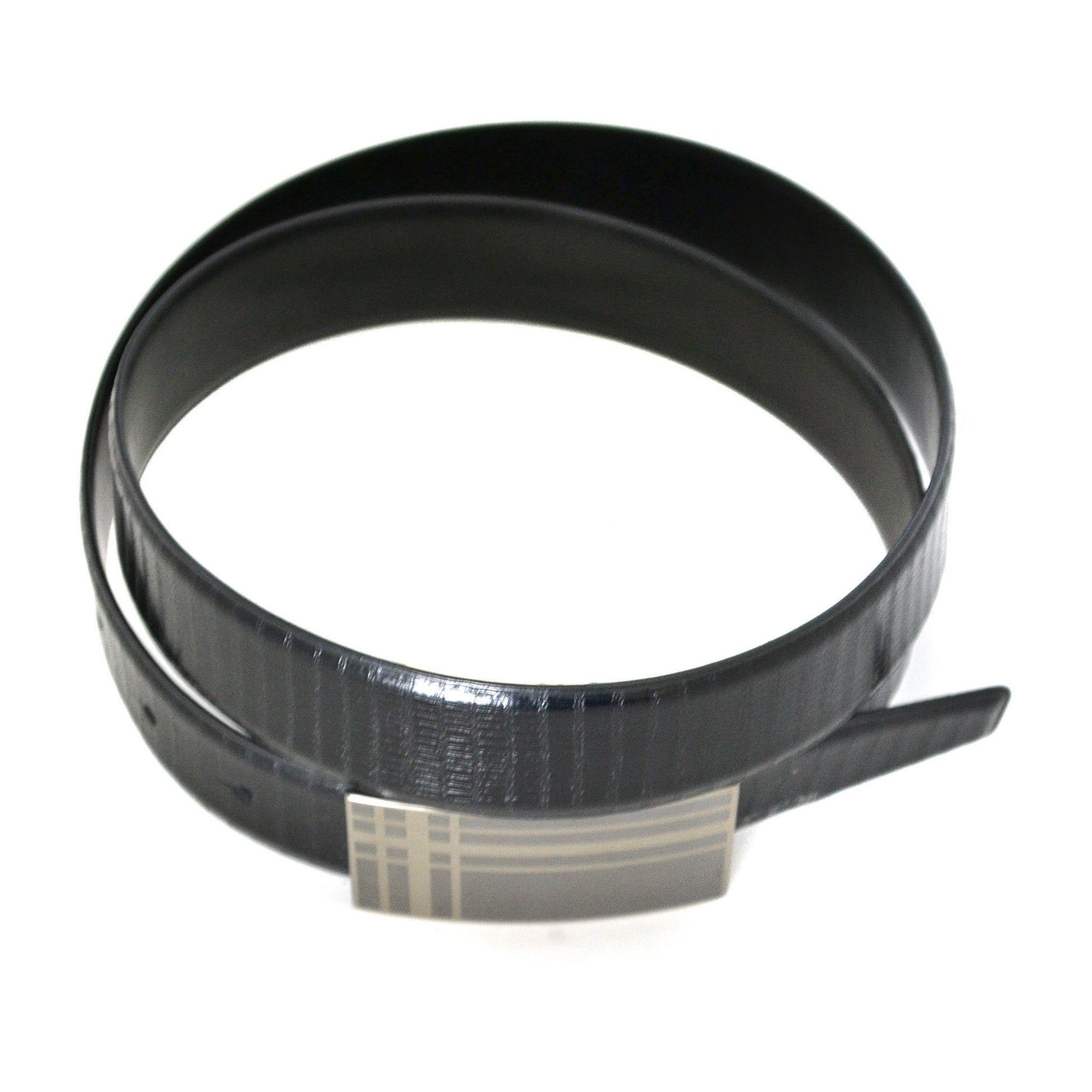 JACKSON - Mens Tapered Edge Black Leather Belt  - Belt N Bags