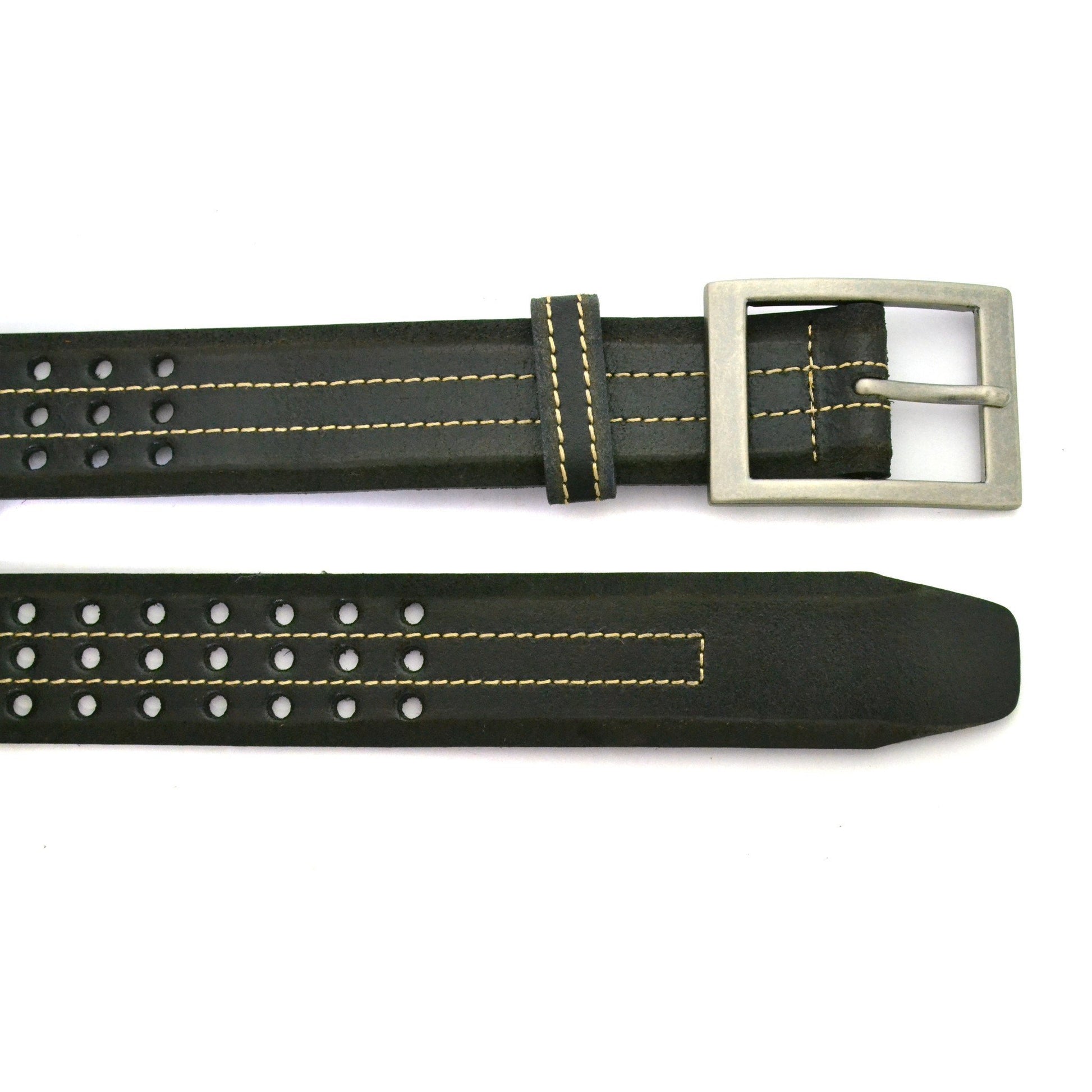 JOEL - Mens Black Leather Belt - Belt N Bags