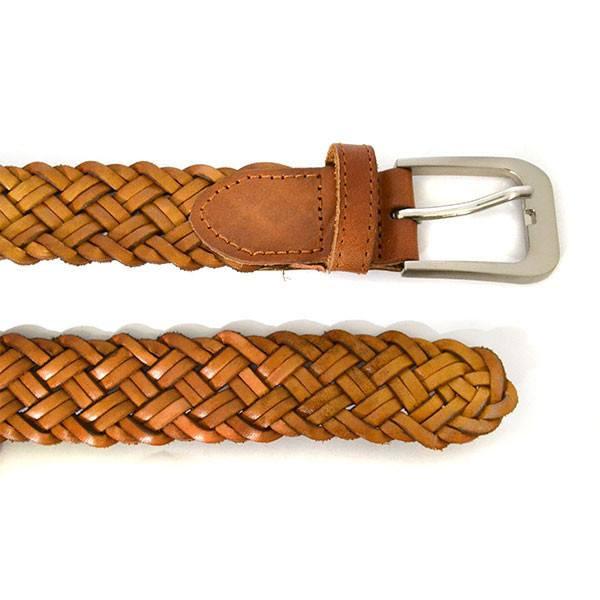 KERAN - Mens Tan Leather Belt - Belt N Bags