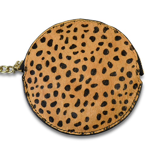 LORN - Ladies Leopard Key Ring Coin Purse
