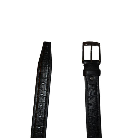MARLON - Mens Black Genuine Leather Belt
