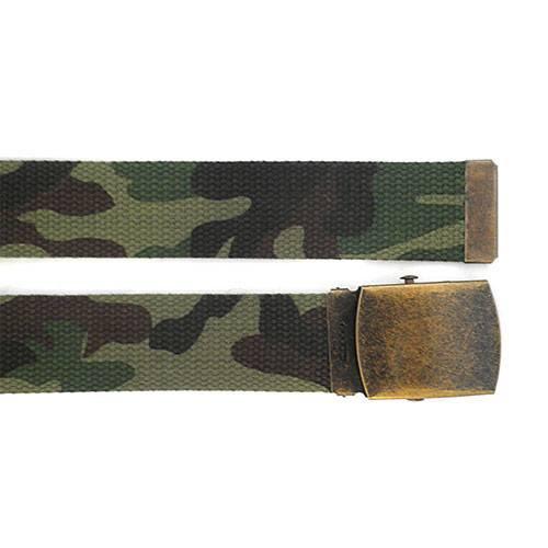 MONTY - Mens Khaki Canvas Belt - BeltNBags