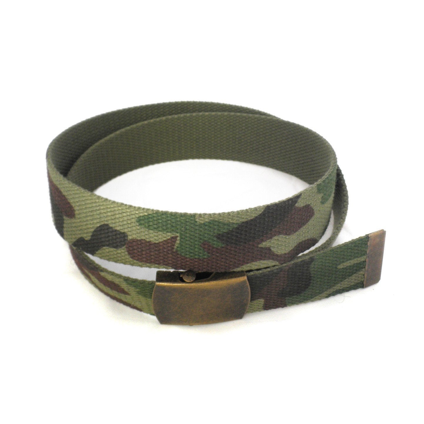 MONTY - Mens Khaki Canvas Belt - BeltNBags