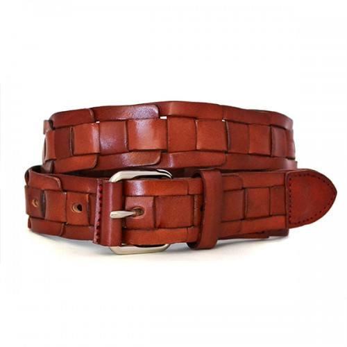 NORFOLK - Mens Tan Genuine Leather Belt - BeltNBags